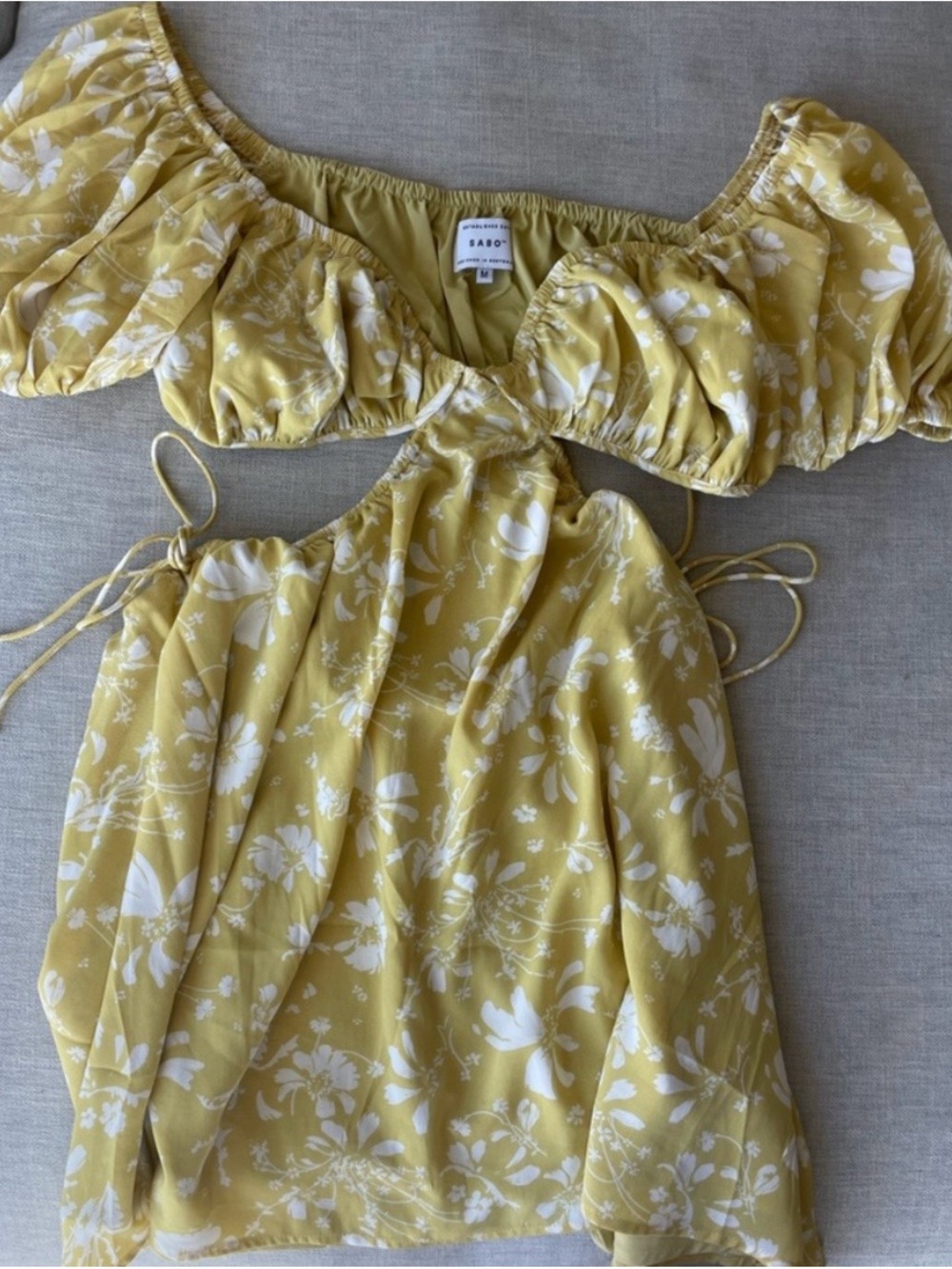 Sabo Skirt Yellow Floral Eilish Dress